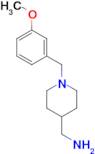 [1-(3-methoxybenzyl)piperidin-4-yl]methylamine