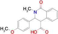 3-(4-methoxyphenyl)-2-methyl-1-oxo-1,2,3,4-tetrahydroisoquinoline-4-carboxylic acid