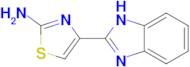 4-(1H-benzimidazol-2-yl)-1,3-thiazol-2-amine