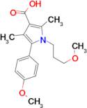 5-(4-methoxyphenyl)-1-(3-methoxypropyl)-2,4-dimethyl-1H-pyrrole-3-carboxylic acid