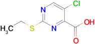 5-chloro-2-(ethylthio)pyrimidine-4-carboxylic acid