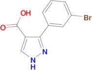 3-(3-bromophenyl)-1H-pyrazole-4-carboxylic acid