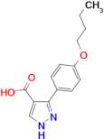 3-(4-butoxyphenyl)-1H-pyrazole-4-carboxylic acid