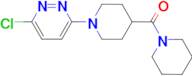 3-chloro-6-[4-(piperidin-1-ylcarbonyl)piperidin-1-yl]pyridazine