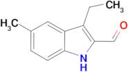 3-ethyl-5-methyl-1H-indole-2-carbaldehyde