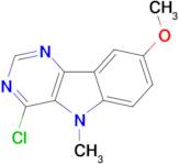 4-chloro-8-methoxy-5-methyl-5H-pyrimido[5,4-b]indole