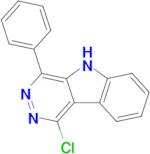 1-chloro-4-phenyl-5H-pyridazino[4,5-b]indole