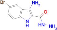3-amino-5-bromo-1H-indole-2-carbohydrazide