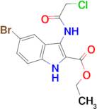 ethyl 5-bromo-3-[(chloroacetyl)amino]-1H-indole-2-carboxylate