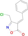 (4E)-4-benzylidene-3-(chloromethyl)isoxazol-5(4H)-one