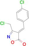 (4E)-4-(4-chlorobenzylidene)-3-(chloromethyl)isoxazol-5(4H)-one