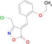 (4E)-3-(chloromethyl)-4-(2-ethoxybenzylidene)isoxazol-5(4H)-one