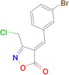(4E)-4-(3-bromobenzylidene)-3-(chloromethyl)isoxazol-5(4H)-one