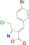 (4E)-4-(4-bromobenzylidene)-3-(chloromethyl)isoxazol-5(4H)-one