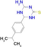 4-amino-6-(4-isopropylphenyl)-1,6-dihydro-1,3,5-triazine-2-thiol