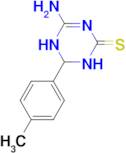 4-amino-6-(4-methylphenyl)-1,6-dihydro-1,3,5-triazine-2-thiol