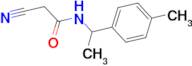 2-cyano-N-[1-(4-methylphenyl)ethyl]acetamide