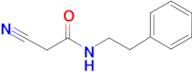 2-cyano-N-(2-phenylethyl)acetamide
