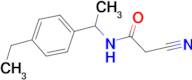 2-cyano-N-[1-(4-ethylphenyl)ethyl]acetamide