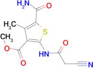 methyl 5-(aminocarbonyl)-2-[(cyanoacetyl)amino]-4-methylthiophene-3-carboxylate