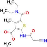 methyl 2-[(cyanoacetyl)amino]-5-[(diethylamino)carbonyl]-4-methylthiophene-3-carboxylate