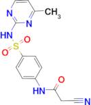2-cyano-N-(4-{[(4-methylpyrimidin-2-yl)amino]sulfonyl}phenyl)acetamide