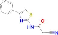 2-cyano-N-(4-phenyl-1,3-thiazol-2-yl)acetamide