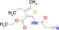 ethyl 2-[(cyanoacetyl)amino]-4-ethyl-5-methylthiophene-3-carboxylate