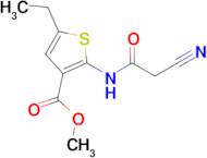 methyl 2-[(cyanoacetyl)amino]-5-ethylthiophene-3-carboxylate
