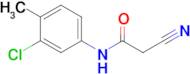 N-(3-chloro-4-methylphenyl)-2-cyanoacetamide