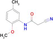2-cyano-N-(2-methoxy-5-methylphenyl)acetamide