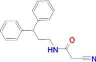 2-cyano-N-(3,3-diphenylpropyl)acetamide