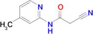 2-cyano-N-(4-methylpyridin-2-yl)acetamide