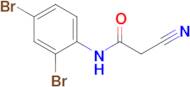 2-cyano-N-(2,4-dibromophenyl)acetamide