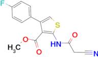methyl 2-[(cyanoacetyl)amino]-4-(4-fluorophenyl)thiophene-3-carboxylate