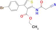 ethyl 4-(4-bromophenyl)-2-[(cyanoacetyl)amino]thiophene-3-carboxylate