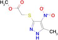 methyl [(5-methyl-4-nitro-1H-pyrazol-3-yl)thio]acetate