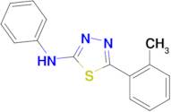 5-(2-methylphenyl)-N-phenyl-1,3,4-thiadiazol-2-amine