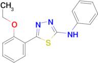 5-(2-ethoxyphenyl)-N-phenyl-1,3,4-thiadiazol-2-amine