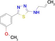 N-allyl-5-(3-methoxyphenyl)-1,3,4-thiadiazol-2-amine