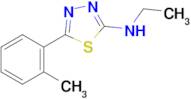 N-ethyl-5-(2-methylphenyl)-1,3,4-thiadiazol-2-amine