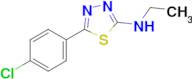 5-(4-chlorophenyl)-N-ethyl-1,3,4-thiadiazol-2-amine