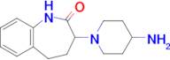 3-(4-aminopiperidin-1-yl)-1,3,4,5-tetrahydro-2H-1-benzazepin-2-one