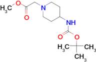 methyl {4-[(tert-butoxycarbonyl)amino]piperidin-1-yl}acetate
