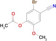 5-bromo-4-cyano-2-methoxyphenyl acetate