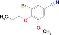 3-bromo-5-methoxy-4-propoxybenzonitrile