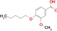 3-methoxy-4-(pentyloxy)benzoic acid