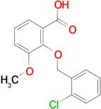 2-[(2-chlorobenzyl)oxy]-3-methoxybenzoic acid