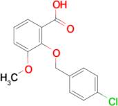 2-[(4-chlorobenzyl)oxy]-3-methoxybenzoic acid