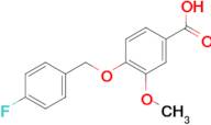 4-[(4-fluorobenzyl)oxy]-3-methoxybenzoic acid